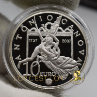 italie_10_euros_argent_2007_canova_avers